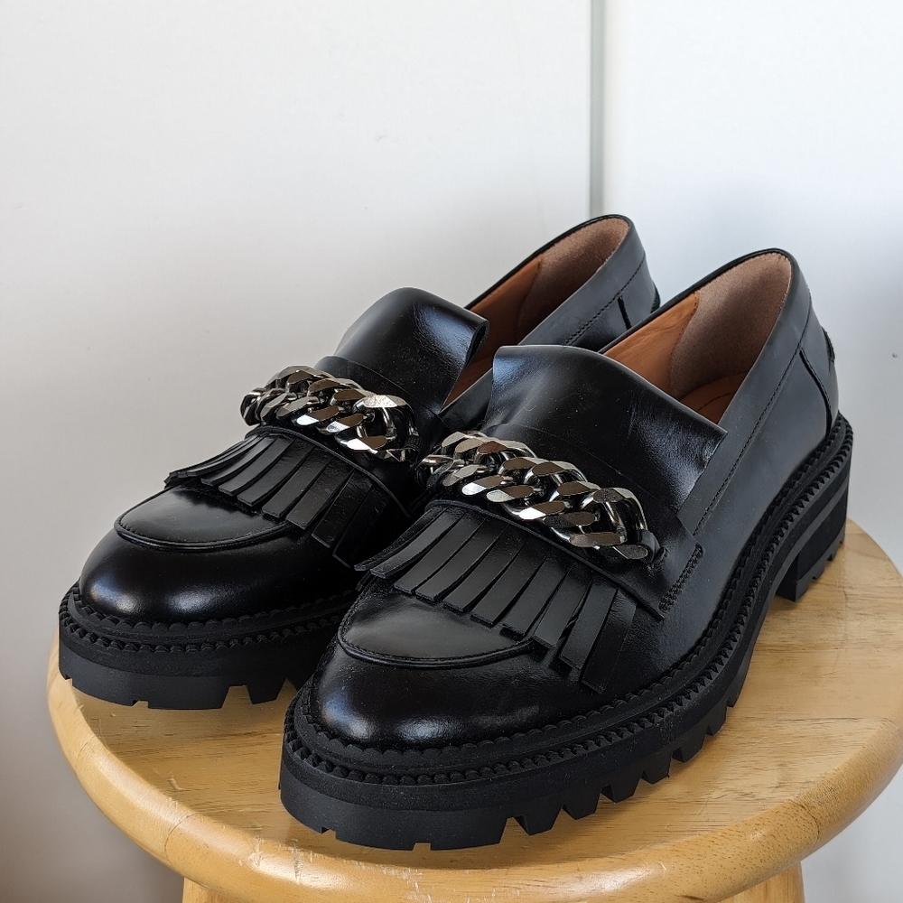 Billi Bi Copenhagen Black Leather Loafers - Picture 2 of 8